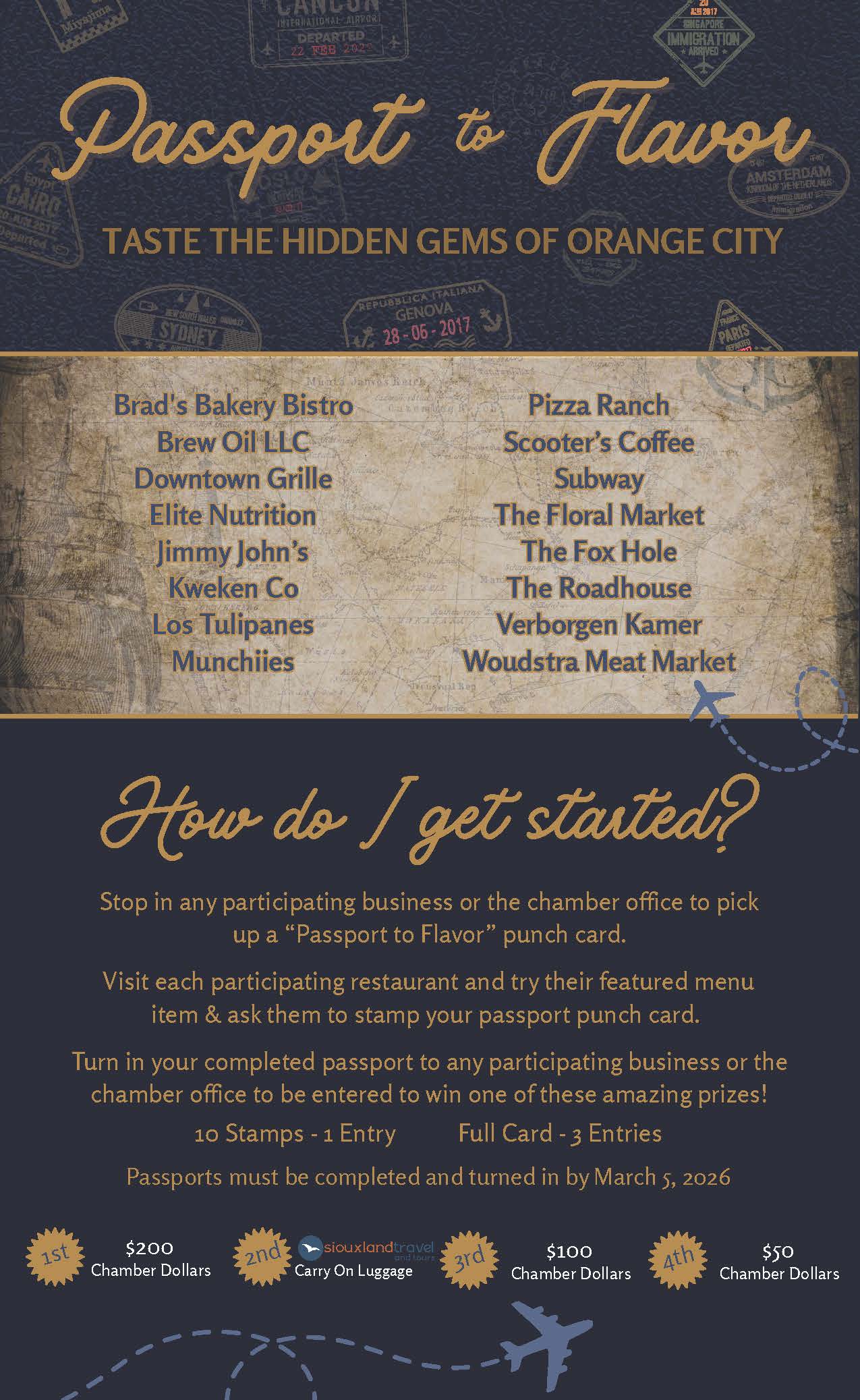 Passport to Flavor info piece ad